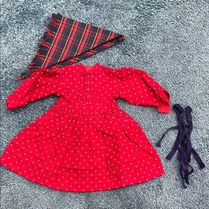 American Girl Kirsten School Dress Set Original 1990s Excellent Condition